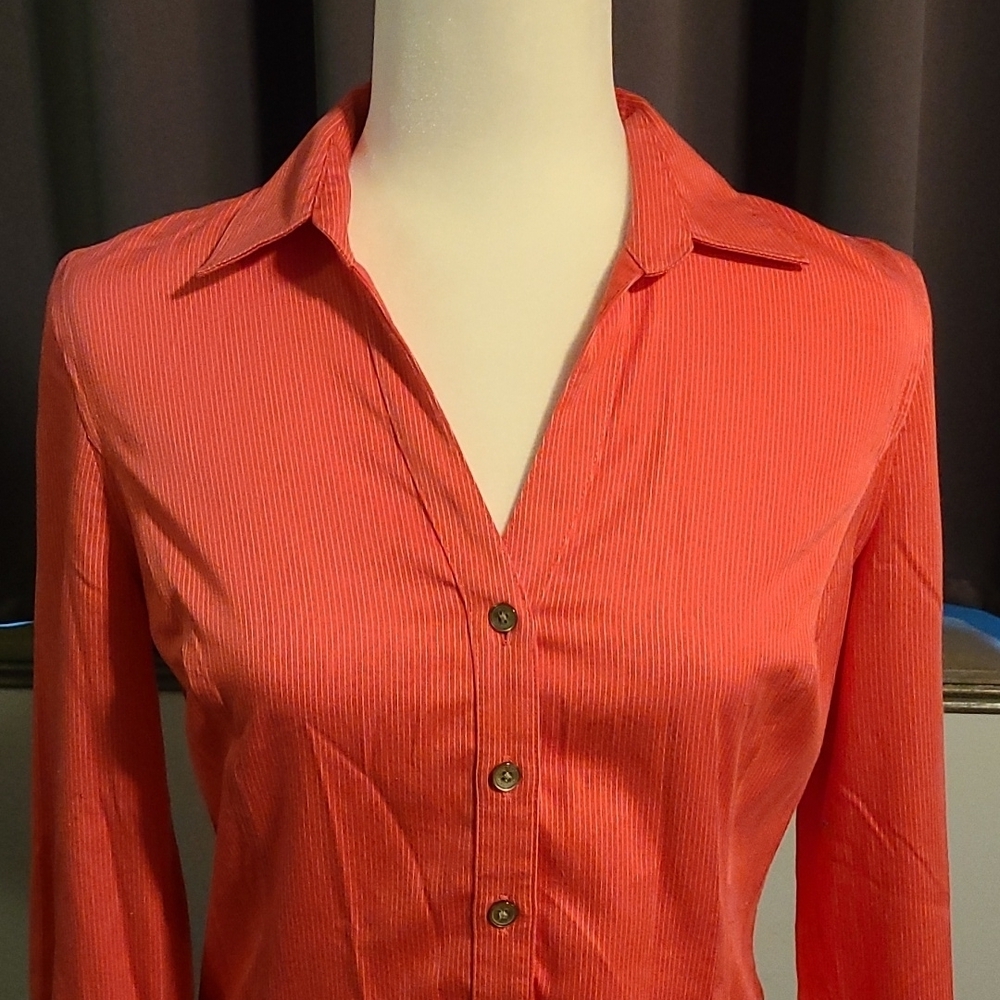 Calvin Klein button down blouse - Picture 3 of 7